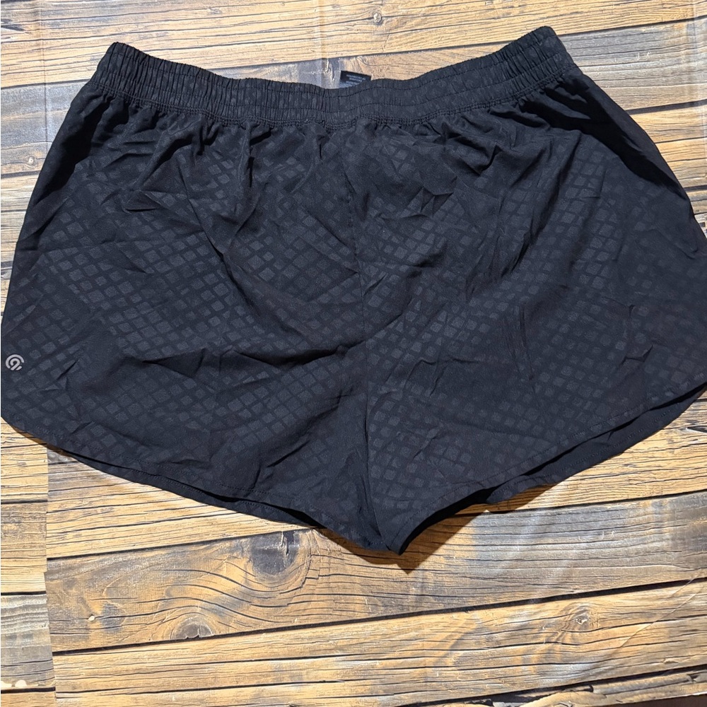 Champion Women's‎ Black Textured Athletic Shorts - Picture 4 of 6